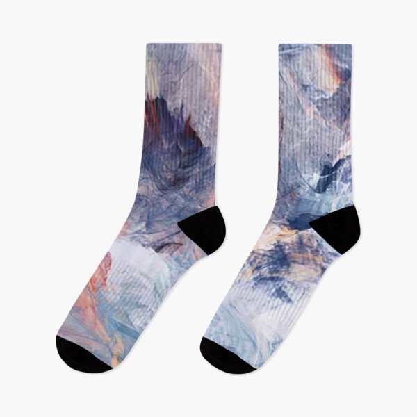 Item preview, Modern winter abstract painting designed and sold by OtterFactory.