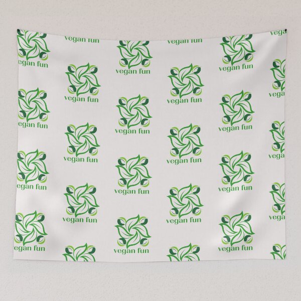 Item preview, Vegan Fun - Green Typography designed and sold by SBWorld.