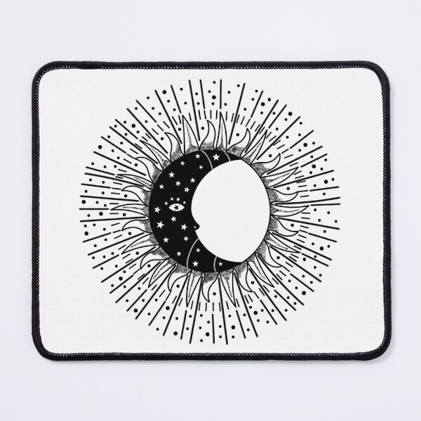 Item preview, Sun, moon, stars, symbol, astronomy, black designed and sold by CreaVisArt.