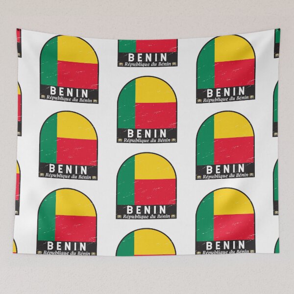 Item preview, Benin Flag Emblem Distressed Vintage designed and sold by KrisSidDesigns.