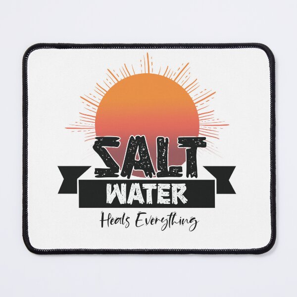 Item preview, Salt Water Heals Everything - summer vacation 2022 gift & summer gift ideas designed and sold by Desibeau.