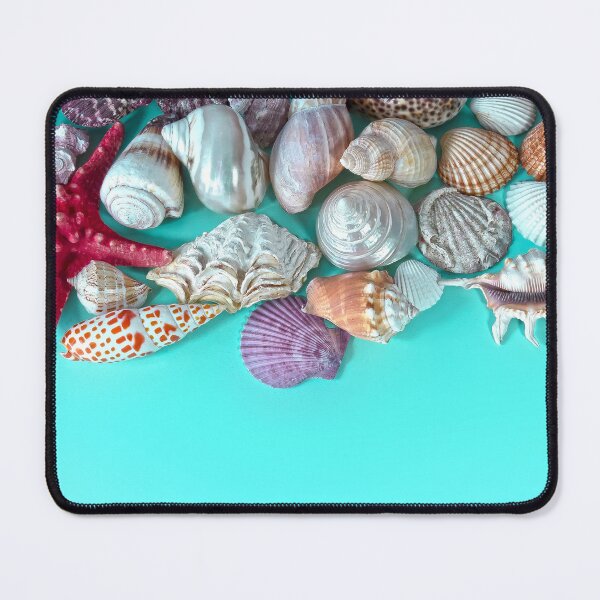 Item preview, Summer Beach Holiday Ocean Shells Seashells Blue designed and sold by livianasgifts.
