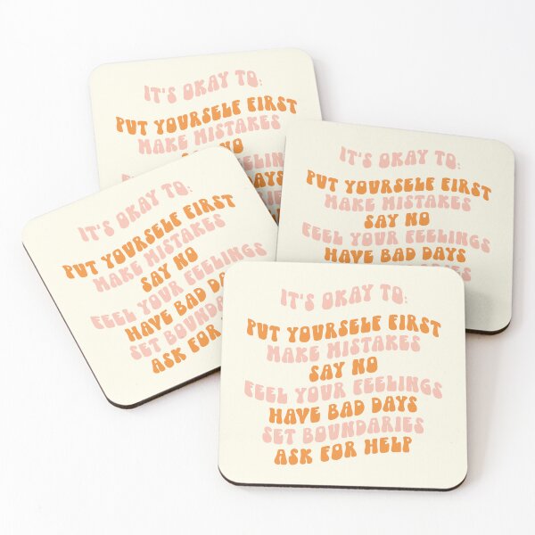 Item preview, It's Okay To - Positive Affirmation Reminders designed and sold by bykirstco.