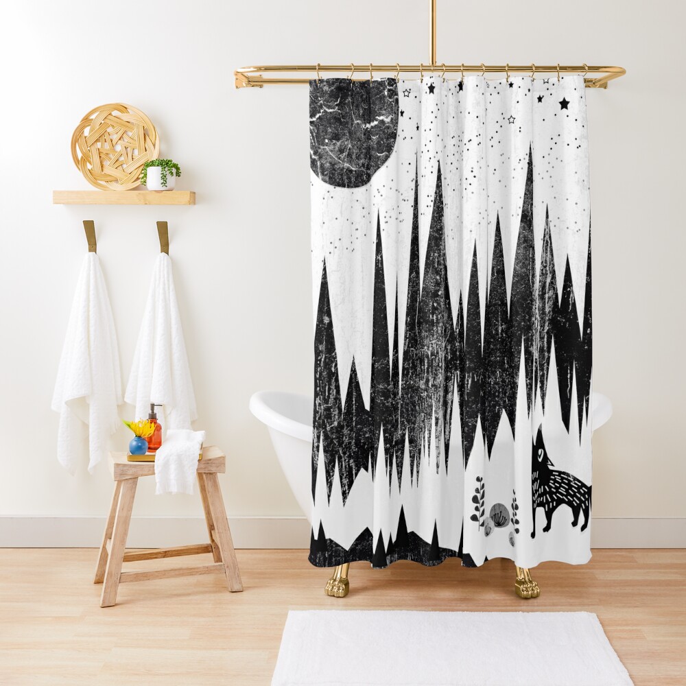 Moonshine Shower Curtain