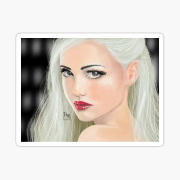 Snow Girl Sticker