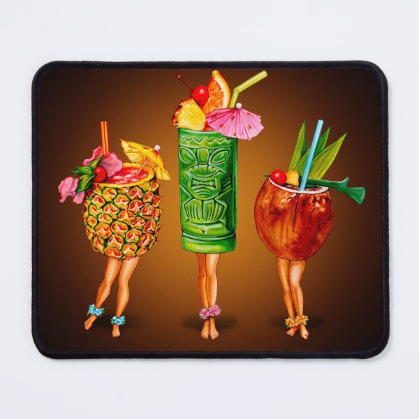 Item preview, Tiki Cocktail Pin-Ups designed and sold by Kelly  Gilleran.
