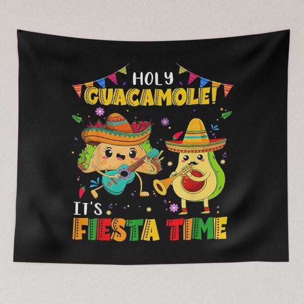 Item preview, Funny Cinco De Mayo Holy Guacamole It's Fiesta Time Avocado designed and sold by scrawnymisfit85.