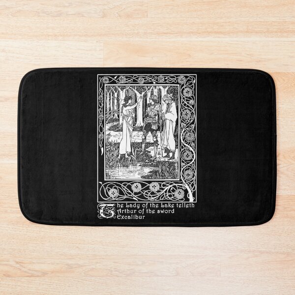 Item preview, Lady of the Lake, Excalibur, Arthurian Gift, Myths and Legends, King Arthur Vintage Illustration designed and sold by Proverbial Wisdom Design.