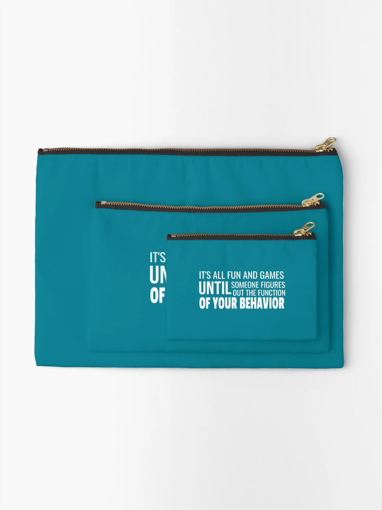 Thumbnail 2 of 4, Zipper Pouch, Behavior Function Joke designed and sold by ClubWildStore.