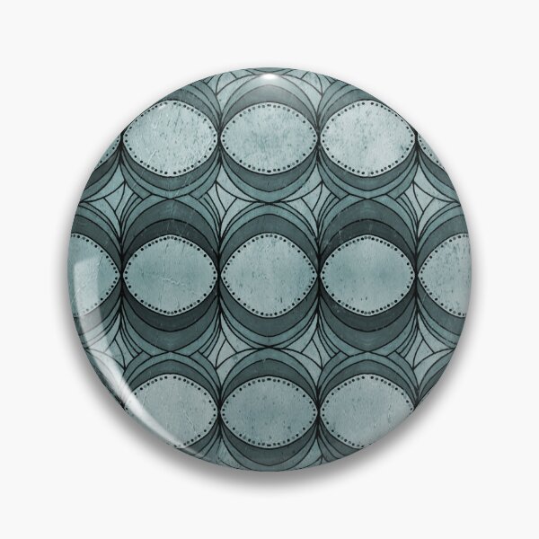Item preview, Geometrical Pattern in Shades of Blue/gray - Worn Look designed and sold by ckylin.
