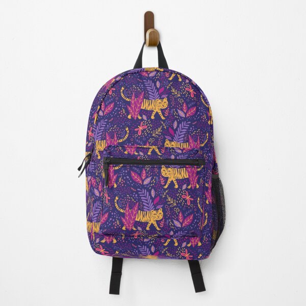 Item preview, Tropical pattern with Tiger designed and sold by Yuliia Bahniuk.
