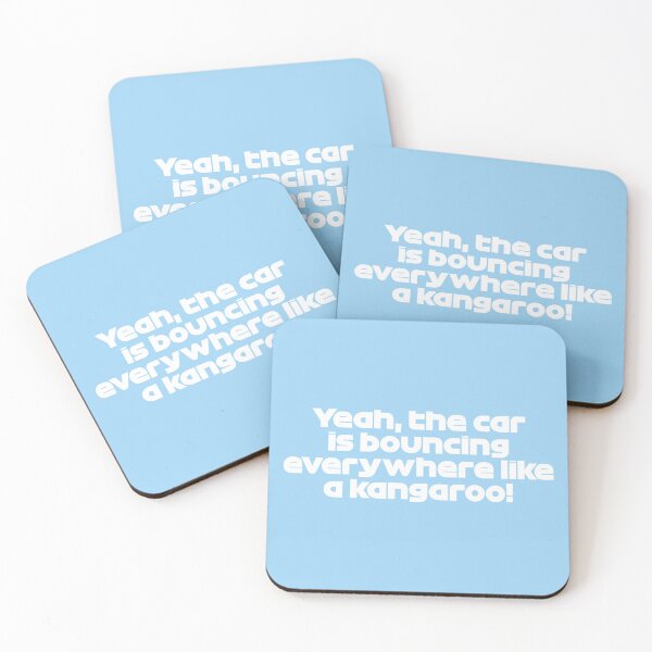 Item preview, GAS. The Car Is Bouncing Everywhere Like a Kangaroo! - Best Team Radio Miami GP 2022 Season (White/Light Blue BG) designed and sold by FilipeFerreira.