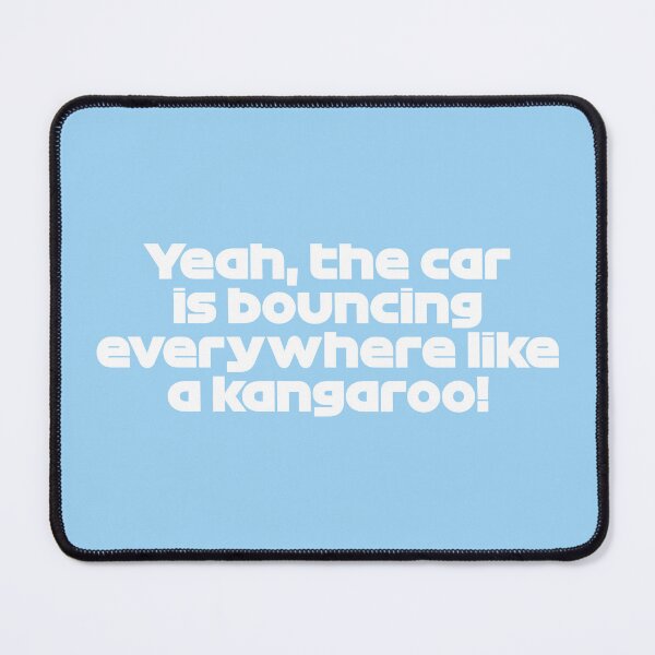 Item preview, GAS. The Car Is Bouncing Everywhere Like a Kangaroo! - Best Team Radio Miami GP 2022 Season (White/Light Blue BG) designed and sold by FilipeFerreira.