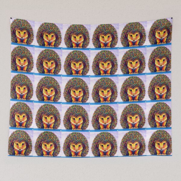 Item preview, Rainbow Hedgehog designed and sold by Tiffany Budd.