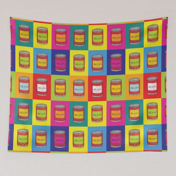 Item preview, Baked Beans Tin Can Pop Art designed and sold by HotHibiscus.