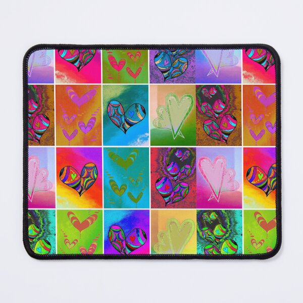 Item preview, Colorful Love Collage - Hearts for Days designed and sold by ckylin.