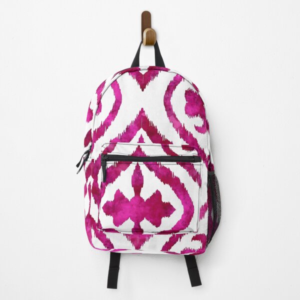 Item preview, Fuchsia Ethnic Ikat Pattern designed and sold by Octavia Soldani.