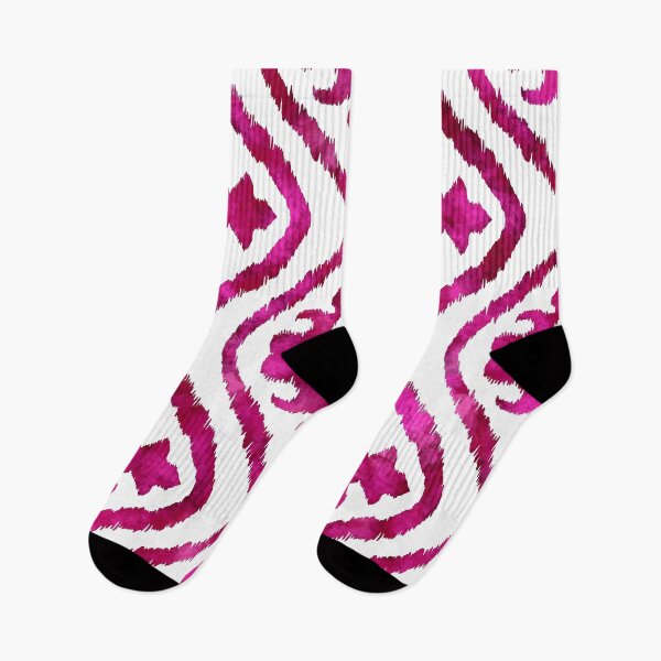 Item preview, Fuchsia Ethnic Ikat Pattern designed and sold by Octavia Soldani.