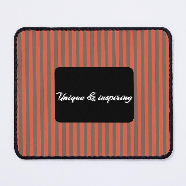 Item preview, Modern art "Unique & inspiring" gray and orange vertical lines designed and sold by LV-creator.