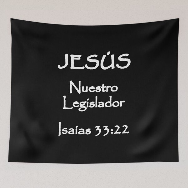 Item preview, Isaiah 33:22 Jesus Our Lawgiver Spanish Bible Verse designed and sold by NombresDeJesus.