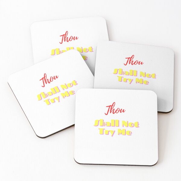 Item preview,   Thou Shall Not Try Me designed and sold by yassminishop.