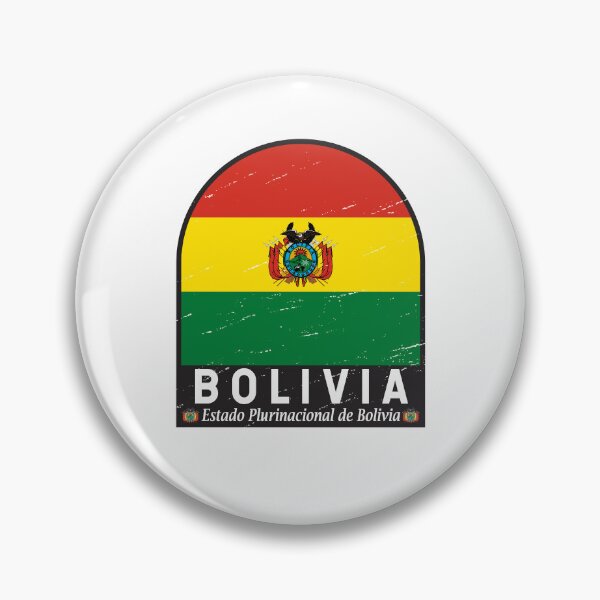 Item preview, Bolivia Flag Emblem Distressed Vintage designed and sold by KrisSidDesigns.