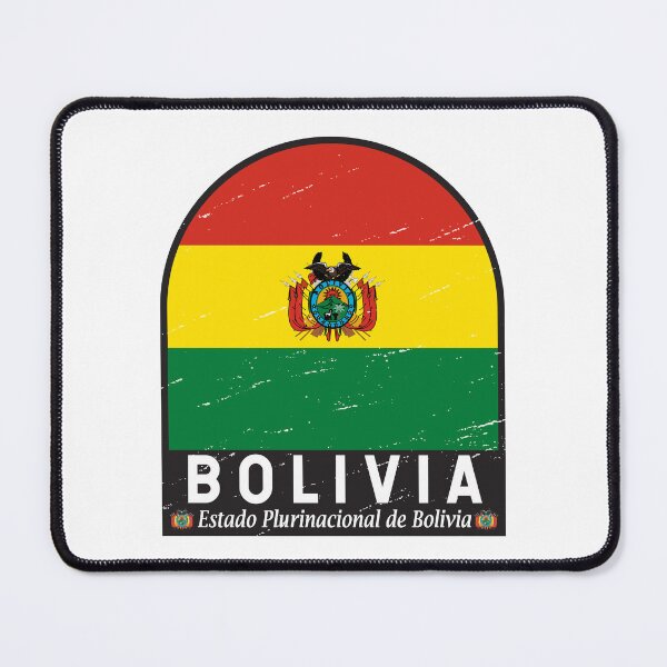 Item preview, Bolivia Flag Emblem Distressed Vintage designed and sold by KrisSidDesigns.