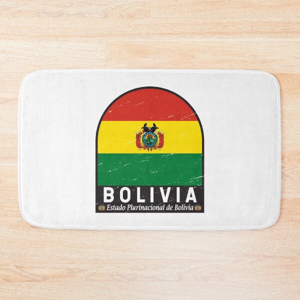 Item preview, Bolivia Flag Emblem Distressed Vintage designed and sold by KrisSidDesigns.