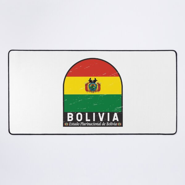 Item preview, Bolivia Flag Emblem Distressed Vintage designed and sold by KrisSidDesigns.