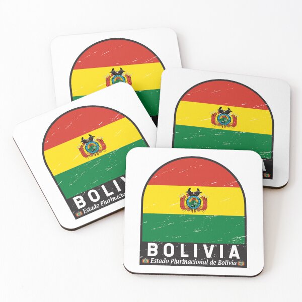 Item preview, Bolivia Flag Emblem Distressed Vintage designed and sold by KrisSidDesigns.