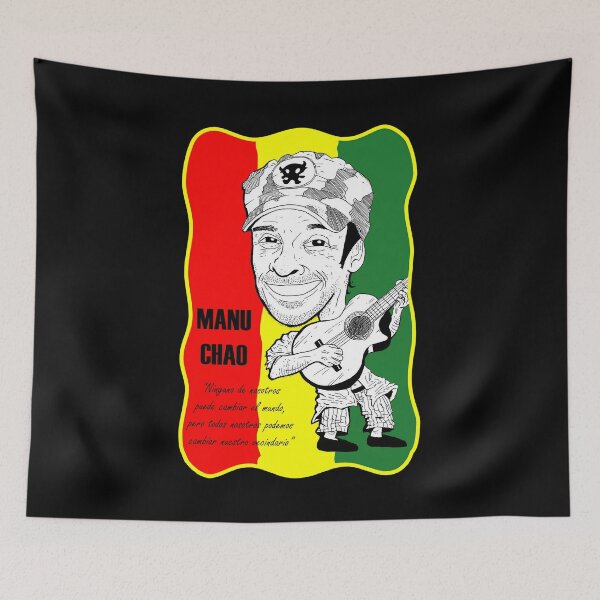 Artikelvorschau, Manu Chao-Illustration entworfen und verkauft von millerida.
