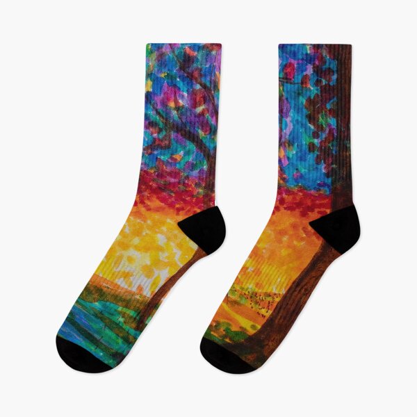 Item preview, Colorful Trees in a Park designed and sold by RauchholzArt.