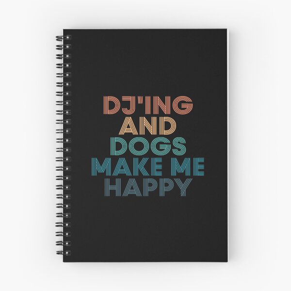 Item preview, DJ'ing And Dogs Make Me Happy- Gift for DJ'ing & Dogs Fans designed and sold by kindxinn.
