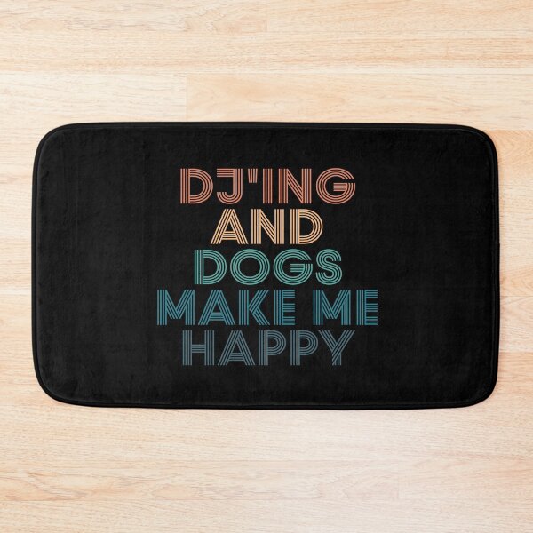 Item preview, DJ'ing And Dogs Make Me Happy- Gift for DJ'ing & Dogs Fans designed and sold by kindxinn.