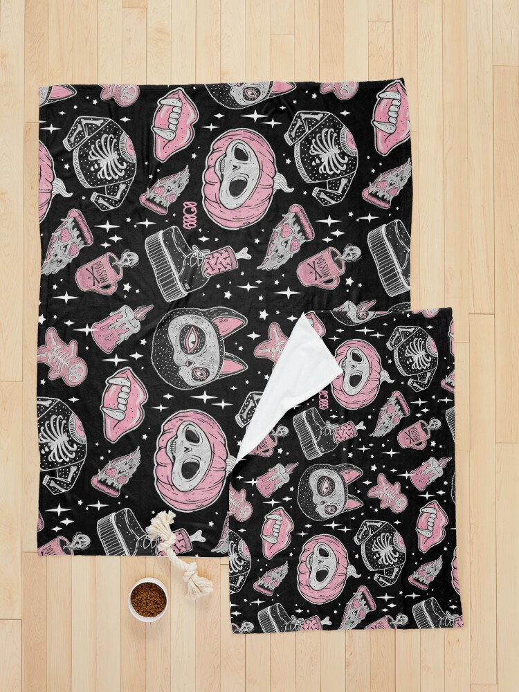 Thumbnail 5 of 6, Pet Blanket, ♥ SPOOKS or CREEPS ? ♥  designed and sold by lOll3.