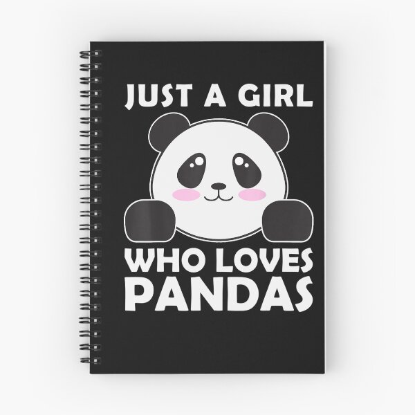 Item preview, 050 Just A Girl Who Loves Pandas Cute Panda Kawaii Anime Panda designed and sold by Jacey2365.