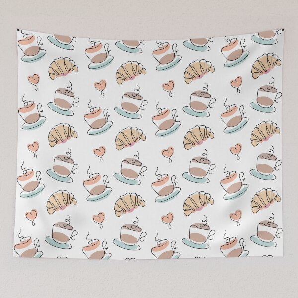 Item preview, Coffee and croissant designed and sold by OtterFactory.