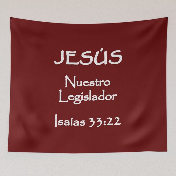 Item preview, Isaiah 33:22 Jesus Our Lawgiver Spanish Bible Verse designed and sold by NombresDeJesus.