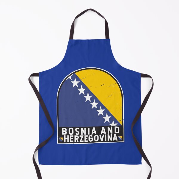 Artikelvorschau, Bosnien und Herzegowina Flagge Emblem Distressed Vintage entworfen und verkauft von KrisSidDesigns.