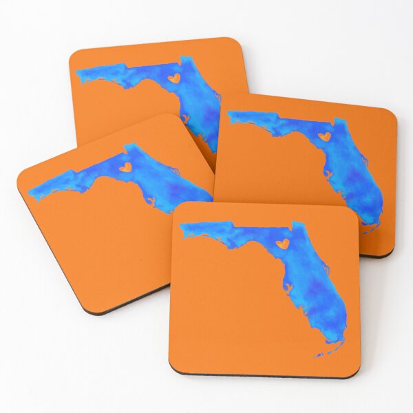 Item preview, Watercolor Gainesville Love on Orange designed and sold by Katie O'Shaughnessy.