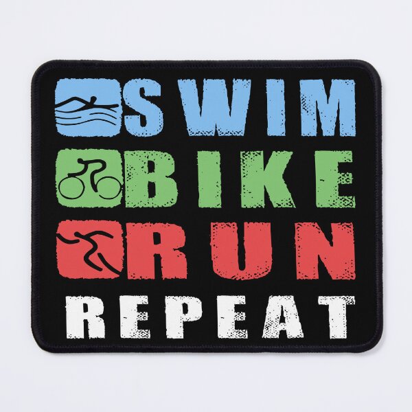 Item preview, Triathlon- Swim, Bike, Run Repeat designed and sold by SmartStyle.