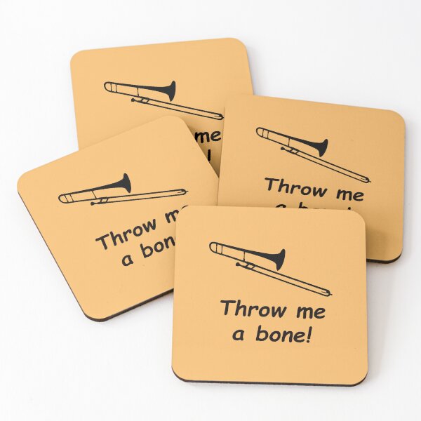 Item preview, Musician Joke: Throw me a bone! (Trombone Player) designed and sold by SomeGuyLou.
