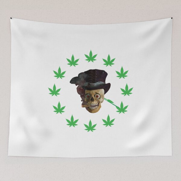 Item preview, Weed Marijuana Skull Smoking. designed and sold by BestDesignbySof.