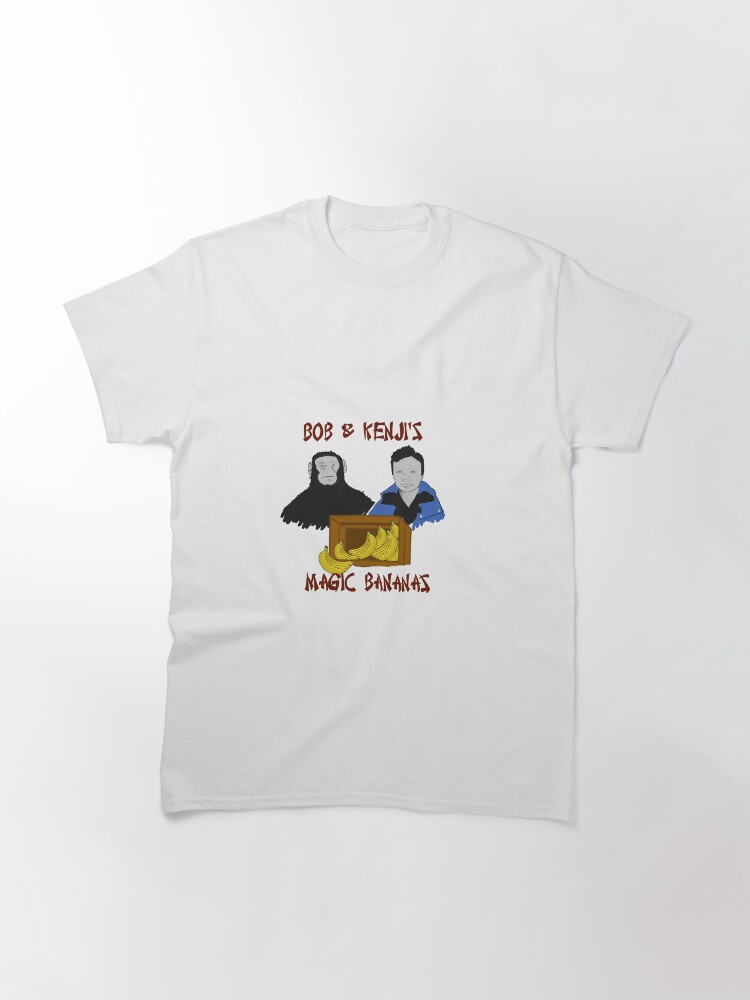 Thumbnail 3 of 7, Classic T-Shirt, Magic Bananas [Red Font] designed and sold by darkmyre.
