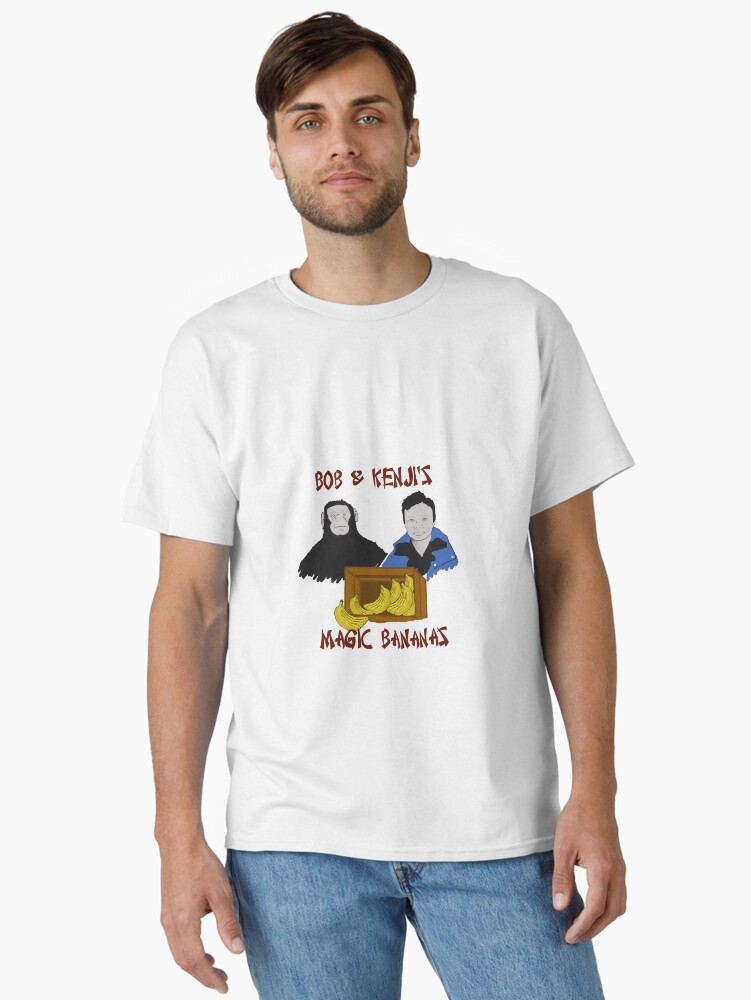 Thumbnail 1 of 7, Classic T-Shirt, Magic Bananas [Red Font] designed and sold by darkmyre.