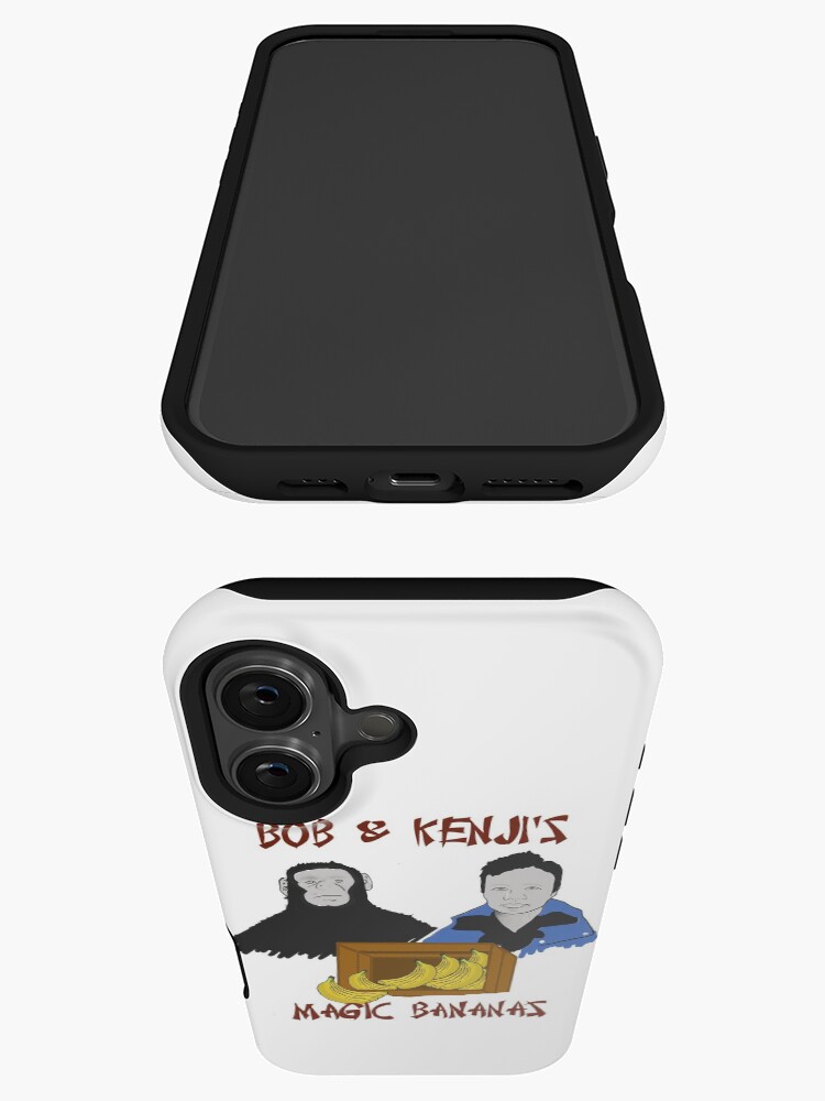 Thumbnail 3 of 4, iPhone Case, Magic Bananas [Red Font] designed and sold by darkmyre.