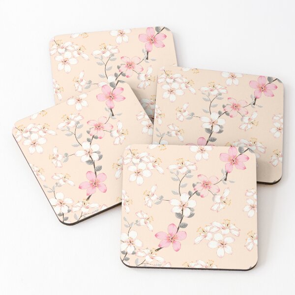 Item preview, Soft Pink Background with Cherry Blossom designed and sold by branaghbel.