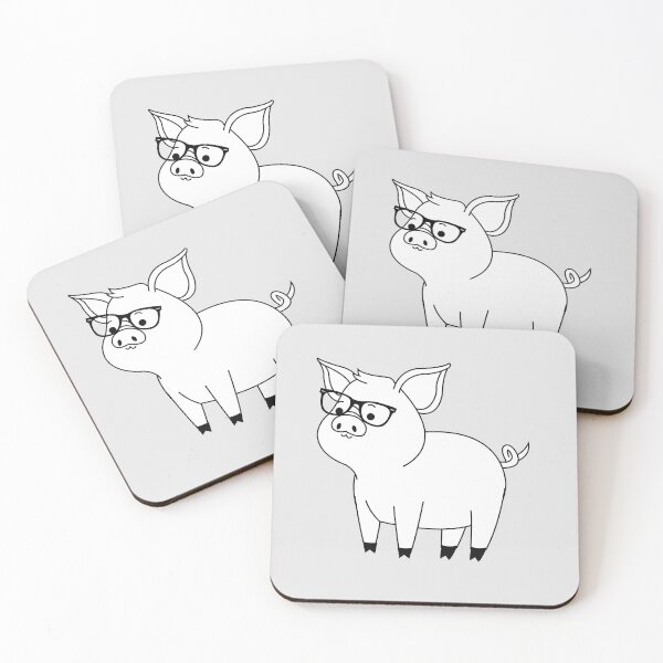Item preview, Hipster Pig designed and sold by KGoPrintables.