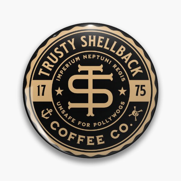 Aperçu de l'œuvre Trusty Shellback Coffee Co. Design for Shellback Sailors créée et vendue par hobrath.