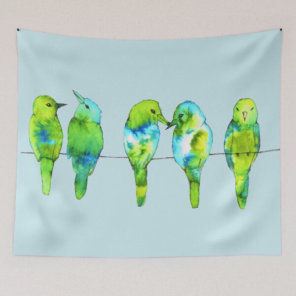 Item preview, Five birds on a wire designed and sold by Bwiselizzy.